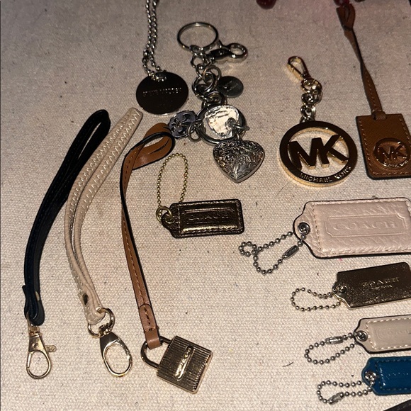 Coach Michael Kors Kipling monkey & others Hang Tags Purse Charms Lot - Picture 2 of 14
